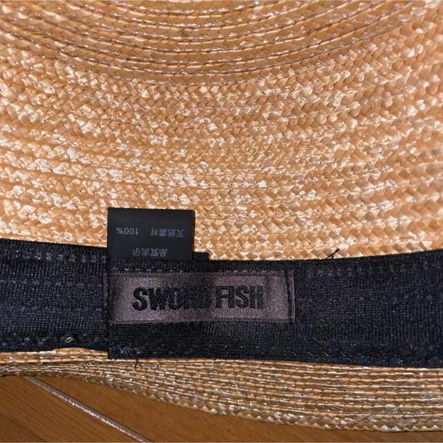 SWORD FISH(ソードフィッシュ)のSWORD FISH 麦わら帽子 カンカン帽 ストローハット レディースの帽子(麦わら帽子/ストローハット)の商品写真