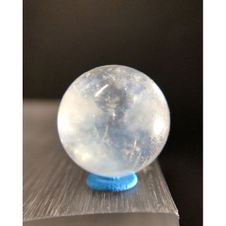 天使のような可愛さ👼マダガスカル産 エンジェルラダー水晶スフィア （18mm）