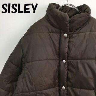 シスレー(Sisley)の【人気】シスレー 中綿ジャケット イタリア製 ブラウン サイズS レディース(その他)