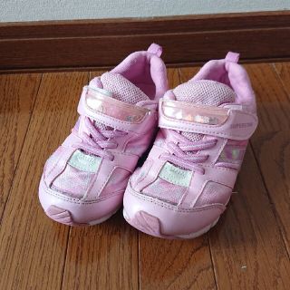 スーパースター(SUPERSTAR)の【美品】SUPERSTAR ピンク19cm(スニーカー)