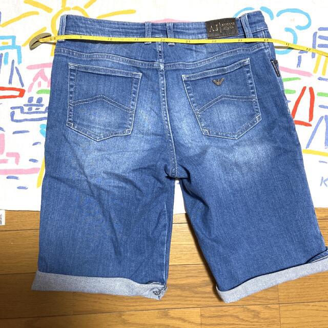 ARMANI JUNIOR(アルマーニ ジュニア)のARMANI JUNIOR デニムハーフパンツ キッズ/ベビー/マタニティのキッズ服男の子用(90cm~)(パンツ/スパッツ)の商品写真