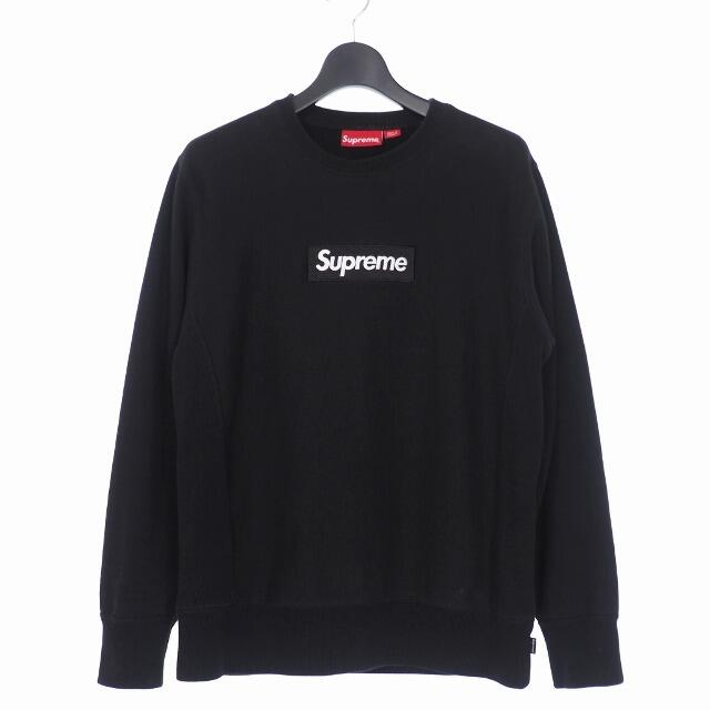 Supreme - シュプリーム 15AW ボックス クルーネック スウェットトレーナー S 黒の通販 by ベクトル ラクマ店｜シュプリーム