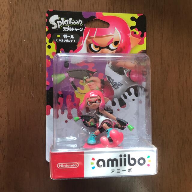 amiibo スプラトゥーン　ガール　ネオンピンク