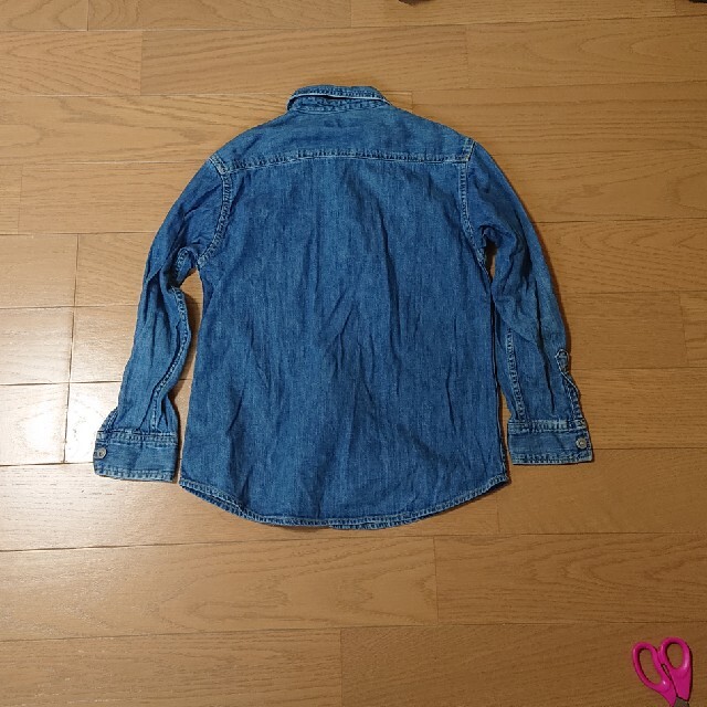 mikihouse(ミキハウス)のミキハウス デニムシャツ キッズ/ベビー/マタニティのキッズ服男の子用(90cm~)(ブラウス)の商品写真