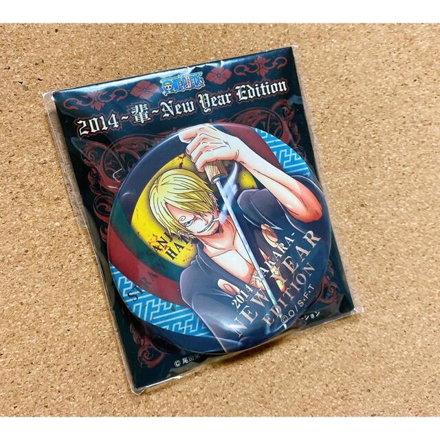 ONE PIECE サンジ 麦わらストア 麦スト 2014年海賊袋 輩缶バッジ