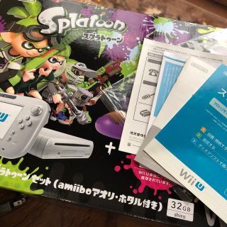 WiiU スプラトゥーン 初期版 32GB アミーボ無し