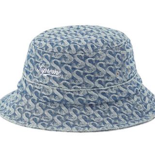 シュプリーム(Supreme)のSupreme Monogram Denim Crusher Blue(ハット)