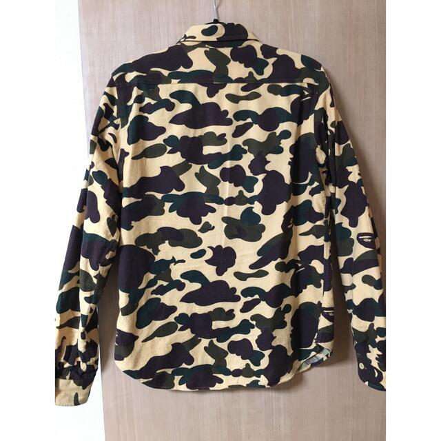 A BATHING APE(ア ベイシング エイプ) 迷彩 猿カモ柄 長袖シャツ 【最