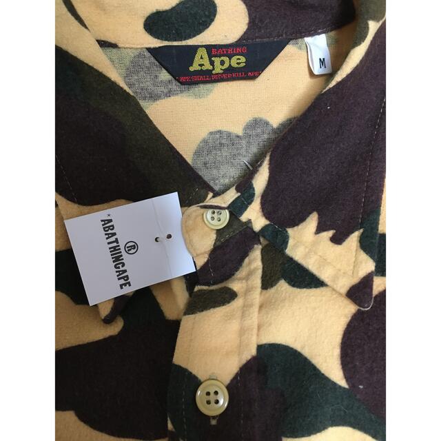 A BATHING APE(ア ベイシング エイプ) 迷彩 猿カモ柄 長袖シャツ