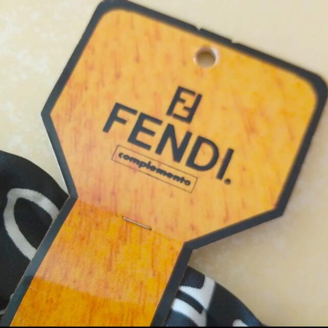 FENDI シュシュ ヘアゴ厶  ブラック 2