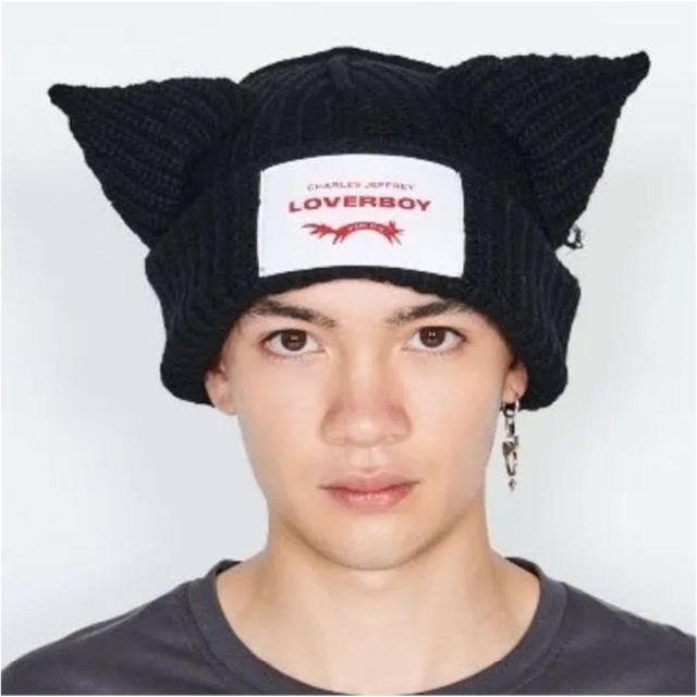 Jeffrey Charles Loverboyラバーボーイ猫耳ニット帽 正規品 - nimfomane.com