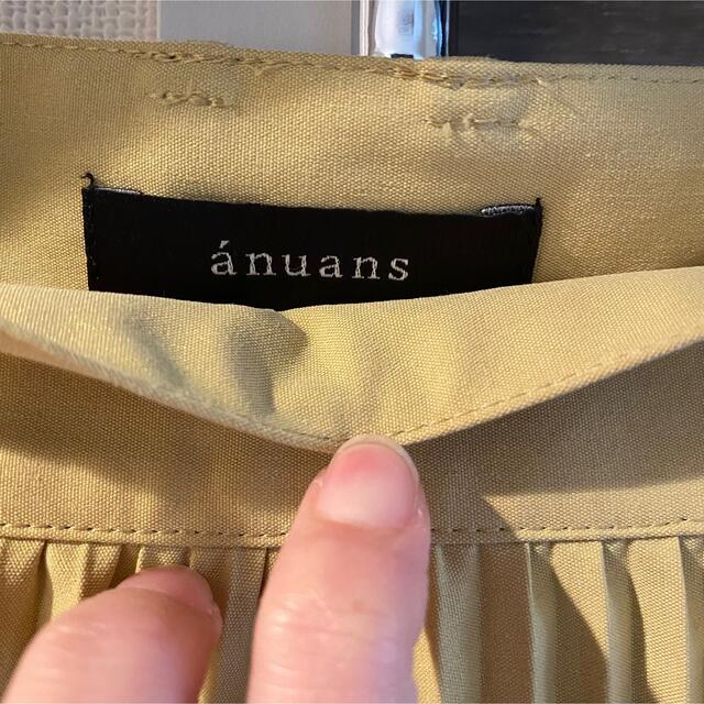 【anuans】コットンライクプリーツスカート【美品】 1