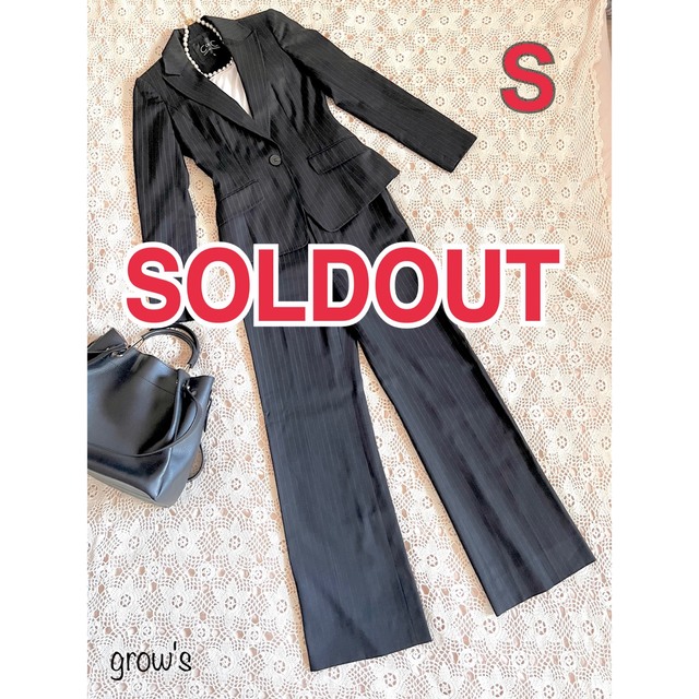 SOLDOUT❗️パンツスーツ ストライプ 脚長 スタイルup セレモニーパーティー