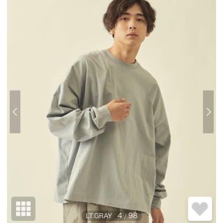 ユナイテッドアローズ(UNITED ARROWS)のunited arrows 男女兼用　スーパービッグロンT サイズM グレイ　(その他)