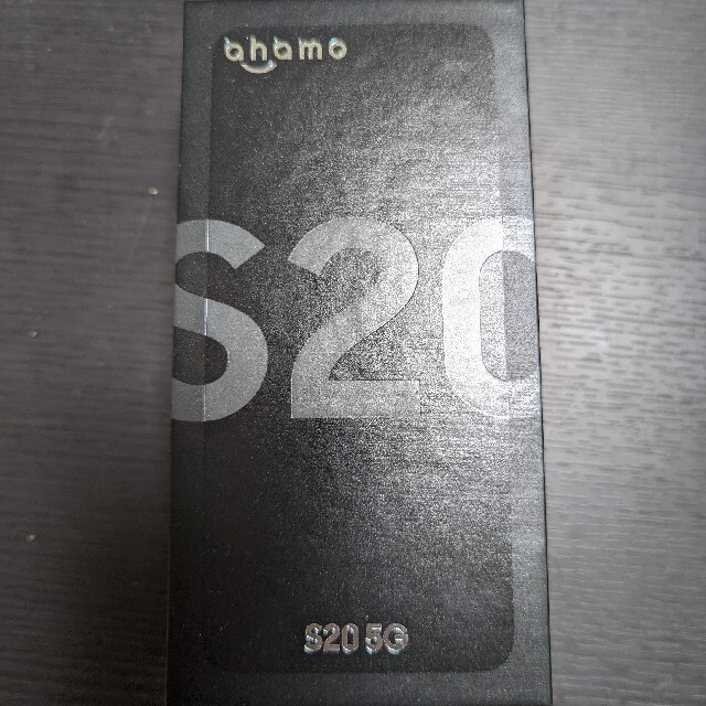 新品未使用Galaxy S20 5G Cosmic Gray SIMロック解除