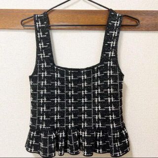 ザラ(ZARA)のZARA ツイード風ニットビスチェ(その他)