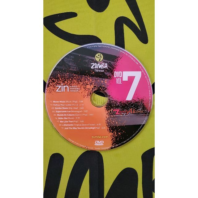 Zumba(ズンバ)のZUMBA ズンバ KIDS 7 キッズ ジュニア CD & DVD エンタメ/ホビーのDVD/ブルーレイ(スポーツ/フィットネス)の商品写真