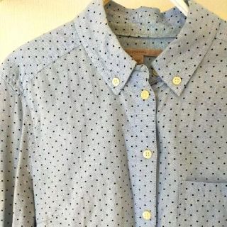 ギャップ(GAP)の【新品未使用/ギャップ】ボタンダウンシャツ/ライトブルー/XS(GAPsize)(シャツ/ブラウス(長袖/七分))