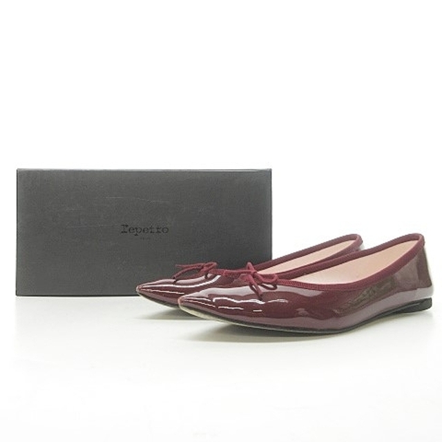 repetto(レペット)のレペット BRIGITTE バレエ シューズ パンプス パテント レザー 38 レディースの靴/シューズ(バレエシューズ)の商品写真