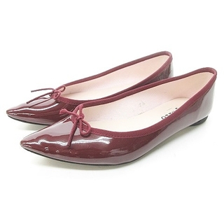 レペット(repetto)のレペット BRIGITTE バレエ シューズ パンプス パテント レザー 38(バレエシューズ)