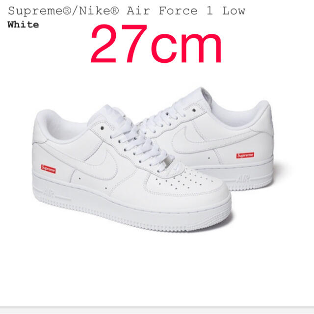 Supreme - Supreme Nike Air Force 1 Low White 27cmの通販 by 藤井 ...