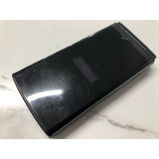 au 京セラ　K006 ブラック　中古品(スマートフォン本体)