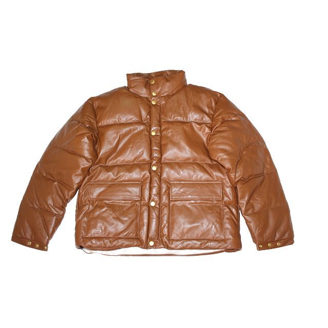 GOLF WANG LEATHER FLAME  JACKET  BROWN