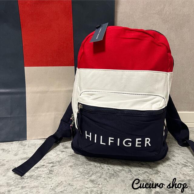 TOMMY HILFIGER - 【大人気☆】TOMMY HILFIGER ロゴ バックパック