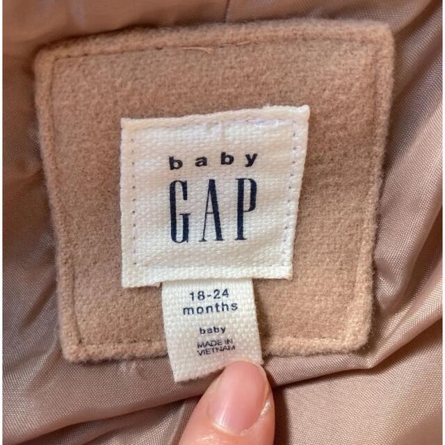 babyGAP(ベビーギャップ)の美品☆babygap コート90cm キッズ/ベビー/マタニティのキッズ服女の子用(90cm~)(コート)の商品写真