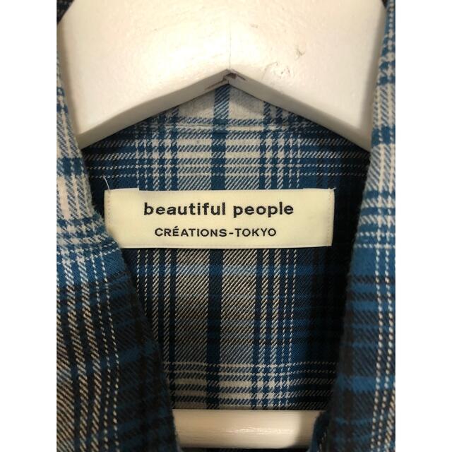 beautiful people(ビューティフルピープル)のbeautiful people(ビューティフルピープル) チェックネルシャツ メンズのトップス(シャツ)の商品写真