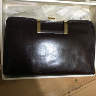 プリンス 革製クラッチバッグ(和装バッグ)
