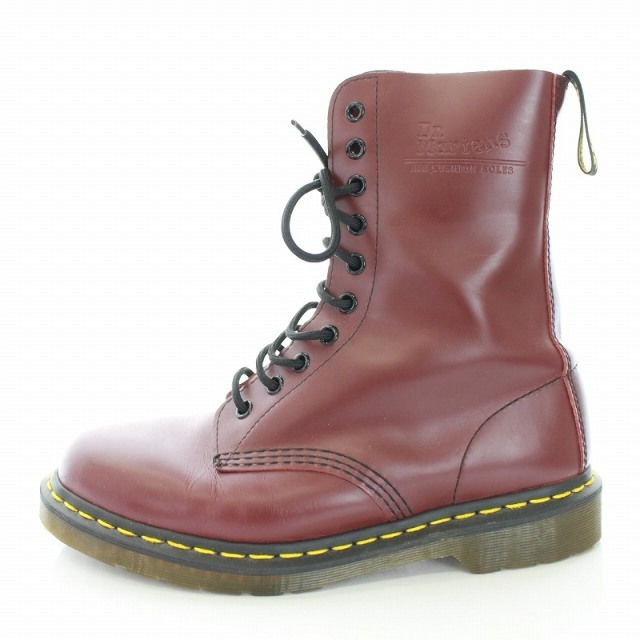 Dr.Martens(ドクターマーチン)のドクターマーチン 10ホール ブーツ レースアップ UK6 25cm ボルドー メンズの靴/シューズ(ブーツ)の商品写真