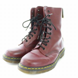 ドクターマーチン(Dr.Martens)のドクターマーチン 10ホール ブーツ レースアップ UK6 25cm ボルドー(ブーツ)