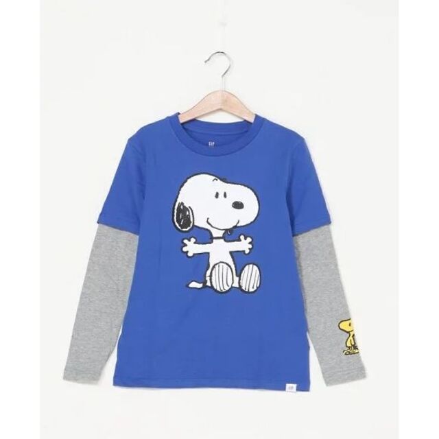 GAP Kids(ギャップキッズ)の新品　スヌーピー 2イン1 Tシャツ 　子供用　サイズ150cm XL レディースのトップス(Tシャツ(長袖/七分))の商品写真