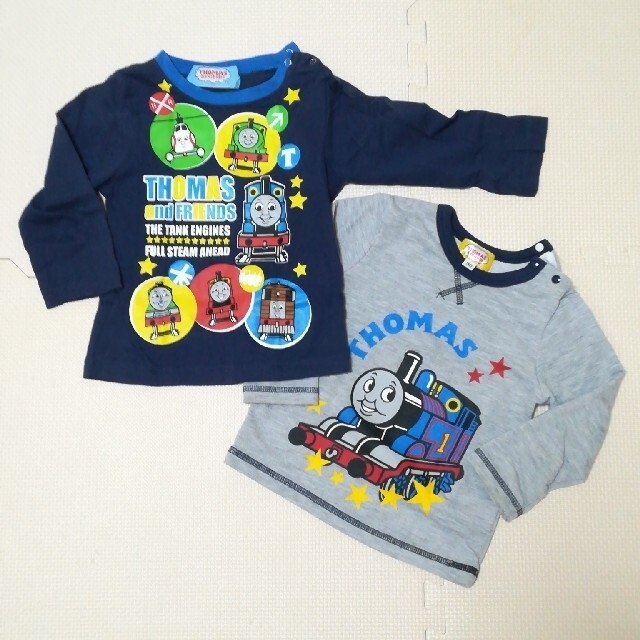 トーマス薄手長袖二点セット キッズ/ベビー/マタニティのキッズ服男の子用(90cm~)(Tシャツ/カットソー)の商品写真