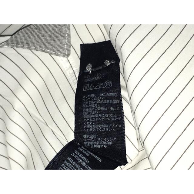 American Eagle(アメリカンイーグル)の【美品】アメリカンイーグル ストライプシャツ SLIMFIT S/P 日本店購入 メンズのトップス(シャツ)の商品写真