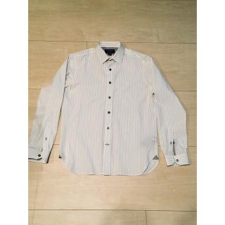 アメリカンイーグル(American Eagle)の【美品】アメリカンイーグル ストライプシャツ SLIMFIT S/P 日本店購入(シャツ)