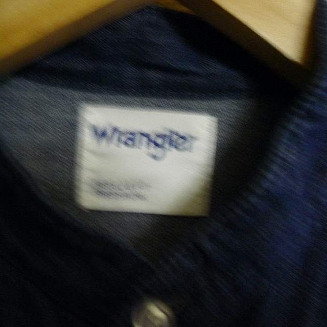 Wrangler(ラングラー)のSHIPS 別注 Wrangler ノーカラーデニムシャツワンピース  レディースのワンピース(ロングワンピース/マキシワンピース)の商品写真