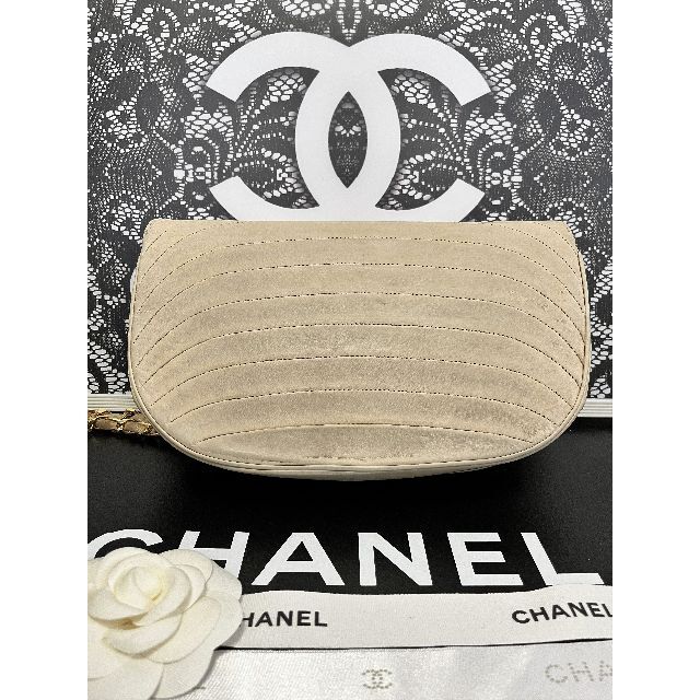 CHANEL 正規品 ショルダーバッグ ベージュレディース