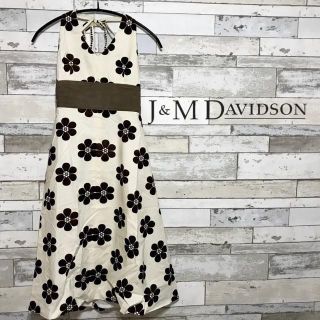 ジェイアンドエムデヴィッドソン(J&M DAVIDSON)のジェイ&エムデヴィッドソン J&MDavidson 花柄 ワンピース(ロングワンピース/マキシワンピース)