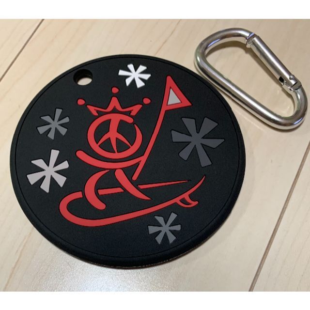 Scotty Cameron - スコッティキャメロン　ピースサーファーパッティングディスク　ブラック　バッグタグ