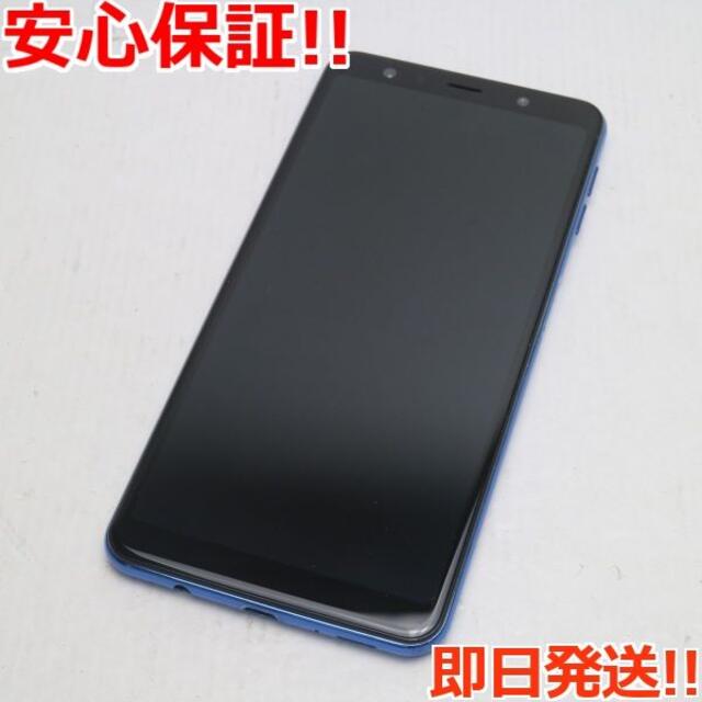 超美品 SIMフリー Galaxy A7 ブルーSIMフリー3