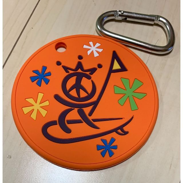 Scotty Cameron - スコッティキャメロン　ピースサーファーパッティングディスク　オレンジ　バッグタグ