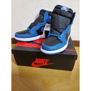 ナイキ(NIKE)のNIKE AIR JORDAN 1RETRO HIGH OGダークマリーナブルー(スニーカー)