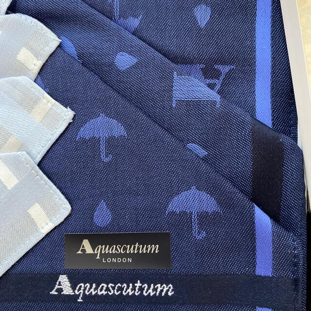 AQUA SCUTUM(アクアスキュータム)のAquascutum  ハンカチ　　2枚セット レディースのファッション小物(ハンカチ)の商品写真