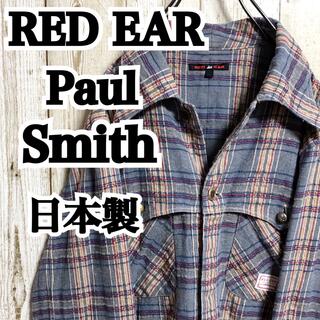 レッドイヤー(RED EAR)のレッドイヤー ポールスミス ダメージ加工 チェック柄 ゆるダボ ネルシャツ(シャツ)