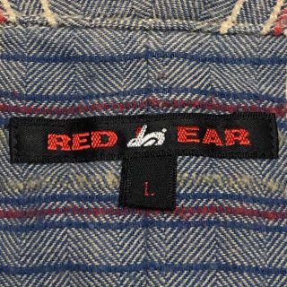 レッドイヤー ポールスミス ダメージ加工 チェック柄 ゆるダボ ネルシャツ