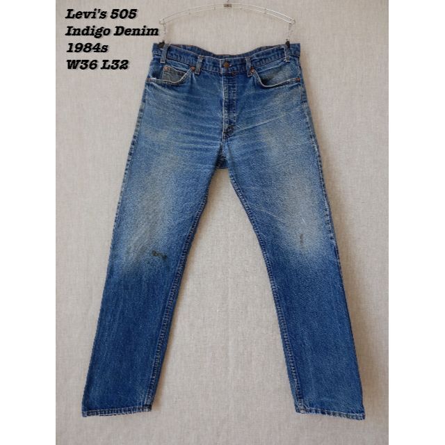 Levi's 505 Denim Pants 1984s USA W36 L32
