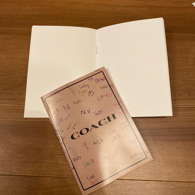 COACH(コーチ)のCOACH 非売品ノート 2冊セット インテリア/住まい/日用品の文房具(ノート/メモ帳/ふせん)の商品写真