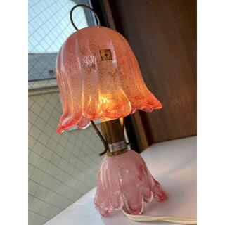 岩田工芸ガラス　ランプ　ヴィンテージ